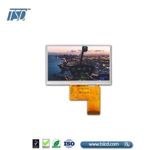 800x480 resolution 4.3 inch ips lcd display with RGB interface