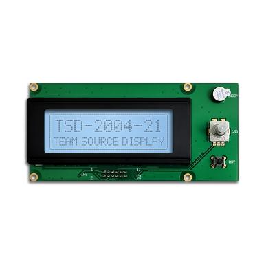 TSD  20x4 character COB lcd module with backlight Negative Blue type