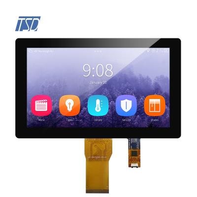 TSD 7 inch 1024*600 resolution TFT LCD display 1000nits brightness with RGB interface FT5446 CTP IC