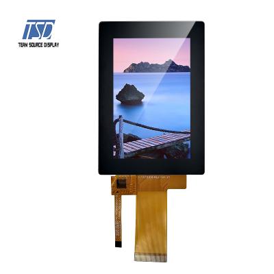 TN 3.5 inch 320x480 285 nits MCU interface TFT lcd display with touch panel