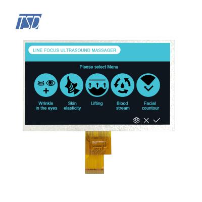 TSD 1024x600 resolution square pixel 7 inch TFT LCD display with LVDS interface