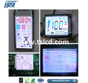TSD FSTN positive TSD customized LCD glass panel for machine