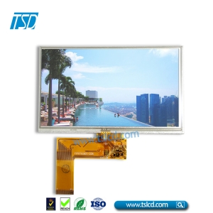 High brightness 7” TFT LCD Display with RTP 4wries