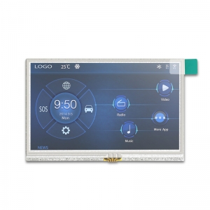 480 x272 resolution 4.3 inch touch lcd display 400 nits SSD1963 board with MCU interface