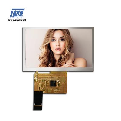 New Design 4.3 inch 480*272 SPI interface IPS glass with 1000nits brightness