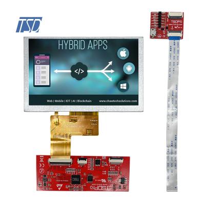 HMI 5 inch tft lcd Resistive panel 800x480 UART interface 5 inch tft lcd display module