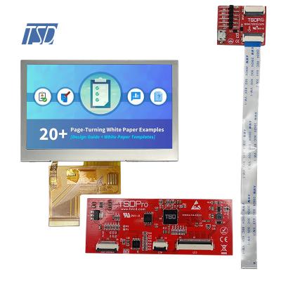 TSD 4.3 inch LCD UART interface Resistive lcd panel 480x272 hmi 4.3 inch tft lcd display module