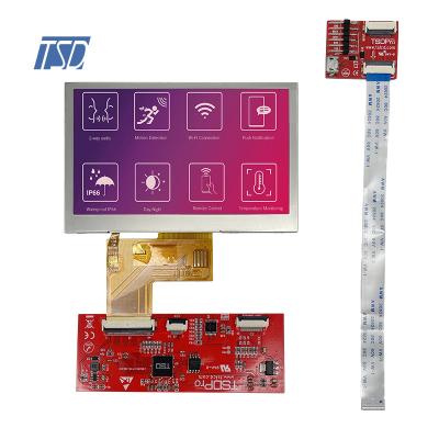 TSD UART protocol 4.3'' lcd capasitive screen 480x272 hmi 4.3 inch tft lcd display module