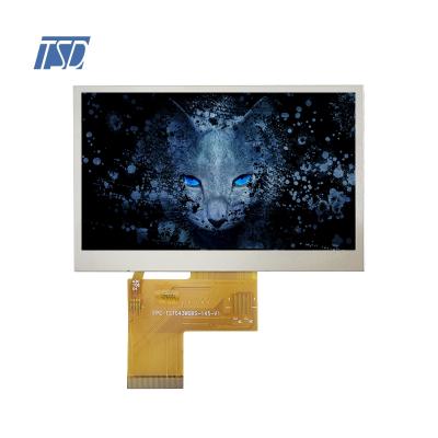 1000 nits Brightness 4.3 inch TFT LCD with 480x272 resolution and ST7283 IC