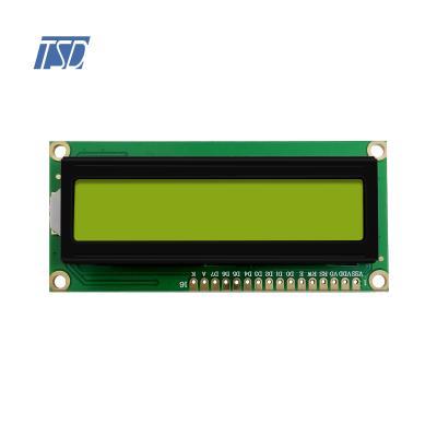 TSD 16*2 dots STN/POSITIVE mono lcd display 6 o'clock