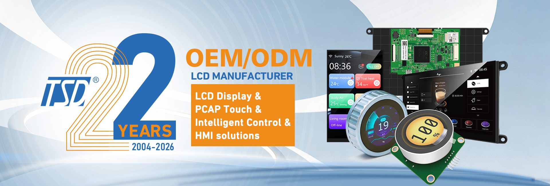 22 years LCD display factory
